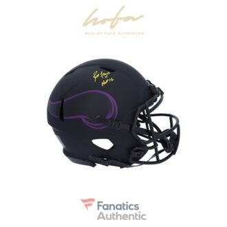 Brett Favre Minnesota Vikings Autographed Riddell Eclipse Alternate Speed Authentic Helmet with "HOF 16" Inscription