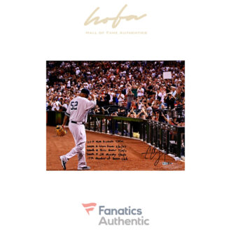 CC Sabathia New York Yankees Autographed 16" x 20" Walking to the Dugout Photograph with Multiple Strikeout Inscriptions - Limited Edition of 52