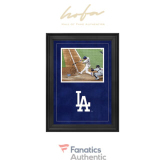 Corey Seager Los Angeles Dodgers Deluxe Framed Autographed 8" x 10" 2020 MLB World Series Champions Hitting Photograph
