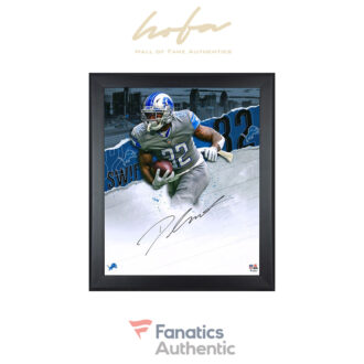 D'Andre Swift Detroit Lions Framed Autographed 20" x 24" Skyline Series In Focus Photograph