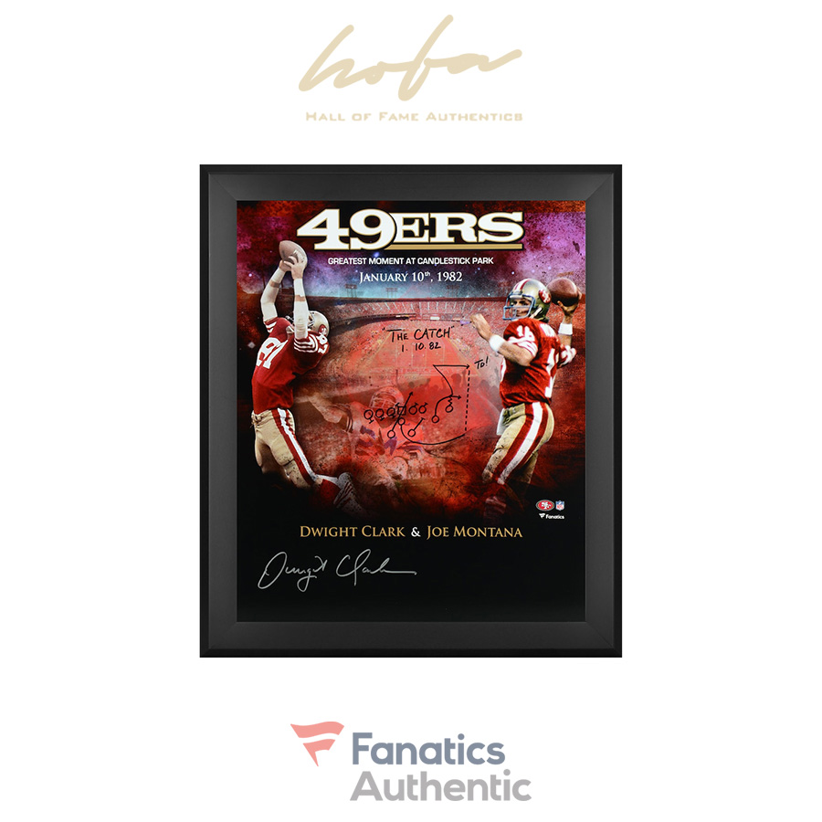 Dwight_Clark_San_Francisco_49ers_Framed_Autographed_20_x_24_In_Focus_Photograph_with_The_Catch_Inscription_and_Inscribed_Diagram_of_the_Play_2798237_1.jpg