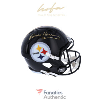 Franco Harris Pittsburgh Steelers Autographed Riddell Speed Replica Helmet