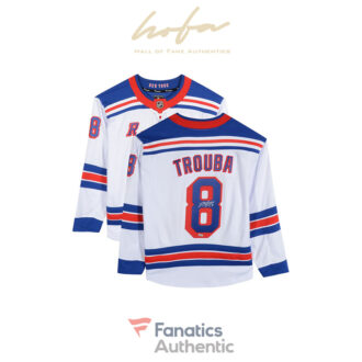 Jacob Trouba New York Rangers Autographed White Fanatics Breakaway Jersey