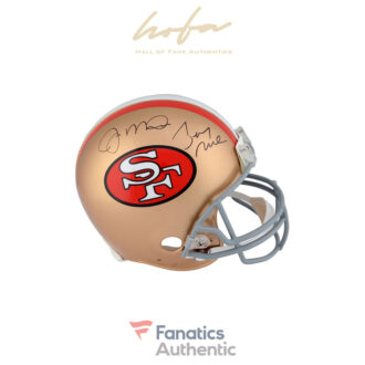 Joe Montana, Jerry Rice San Francisco 49ers Autographed Riddell Proline Helmet