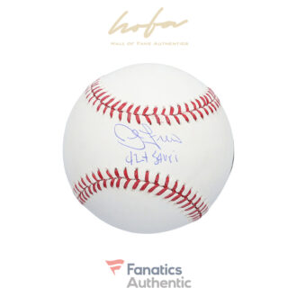 John Franco New York Mets Autographed Baseball with "424 Saves" Inscription