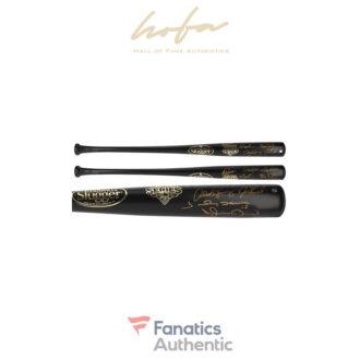 New York Yankees Autographed 2009 Logo Bat with Multiple Signatures