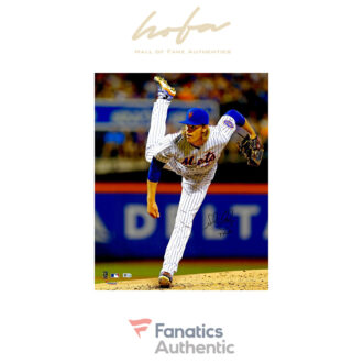 Noah Syndergaard New York Mets Autographed 16'' x 20'' Leg Up Photograph with "Thor" Inscription