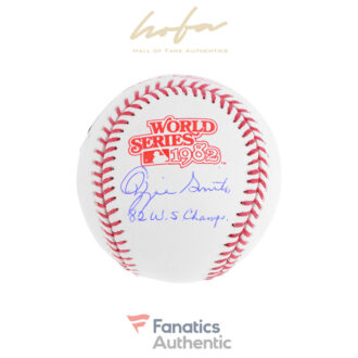 Ozzie Smith St. Louis Cardinals Autographed 1982 World Series Logo Baseball with "82 WS Champs" Inscription