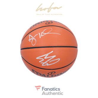Penny Hardaway & Shaquille O'Neal Orlando Magic Autographed Indoor/Outdoor Basketball