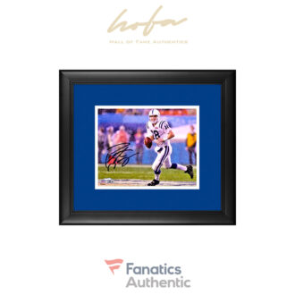 Peyton Manning Indianapolis Colts Framed Autographed 8" x 10" Super Bowl XLI Running in Rain Photograph