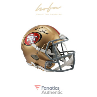 Raheem Mostert San Francisco 49ers Autographed Riddell Speed Replica Helmet