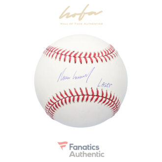 Ramon Laureano Oakland Athletics Autographed Baseball with "Laser" Inscription