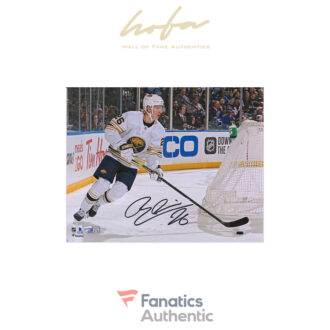 Rasmus Dahlin Buffalo Sabres Autographed 8" x 10" Alternate Jersey Skating Photograph