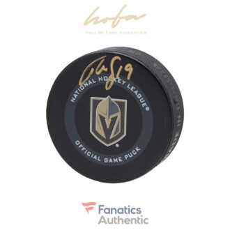 Reilly Smith Vegas Golden Knights Autographed 2019 Model Official Game Puck