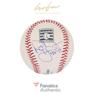 Robin Yount Milwaukee Brewers Autographed Hall of Fame Logo Baseball with "HOF 99" Inscription