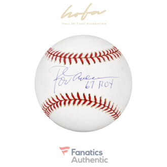 Rod Carew Minnesota Twins Autographed Baseball with "67 ROY" Inscription