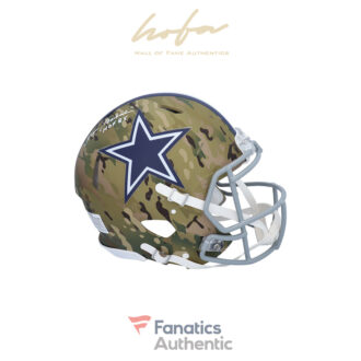 Roger Staubach Dallas Cowboys Autographed Riddell CAMO Alternate Speed Authentic Helmet with "HOF 85" Inscription