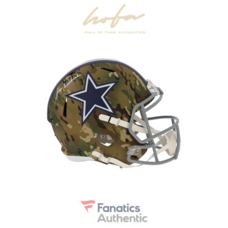 Roger Staubach Dallas Cowboys Autographed Riddell CAMO Alternate Speed Replica Helmet