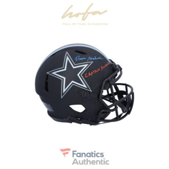 Roger Staubach Dallas Cowboys Autographed Riddell Eclipse Alternate Speed Authentic Helmet with "Captain America" Inscription