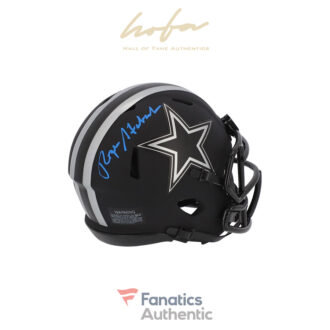 Roger Staubach Dallas Cowboys Autographed Riddell Eclipse Alternate Speed Mini Helmet