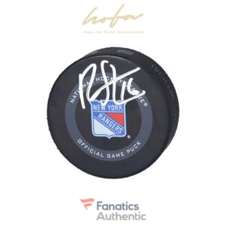 Ryan Strome New York Rangers Autographed 2019 Model Official Game Puck