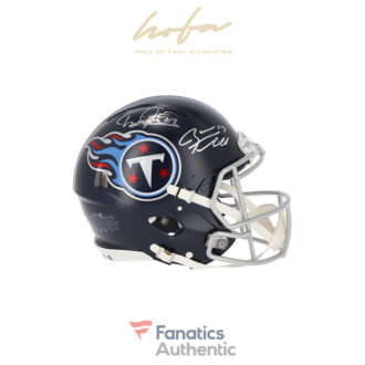 Ryan Tannehill & Derrick Henry Tennessee Titans Autographed Riddell Speed Authentic Helmet