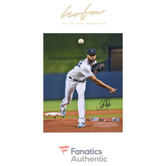 Sandy Alcantara Miami Marlins Autographed 8" x 10" Pitching Photograph