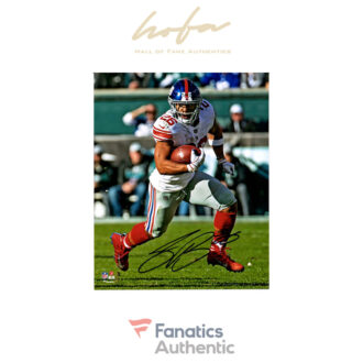 Saquon Barkley New York Giants Autographed 8" x 10" White Vertical Photograph