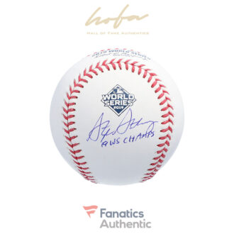 Stephen Strasburg Washington Nationals Autographed 2019 World Series Champions Baseball with "19 WS Champs" Inscription