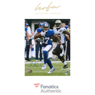 Sterling Shepard New York Giants Autographed 16" x 20" Vertical Blue Running Photograph