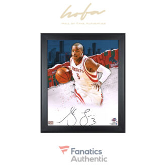 Steve Francis Houston Rockets Framed Autographed 20" x 24" In Focus Photograph