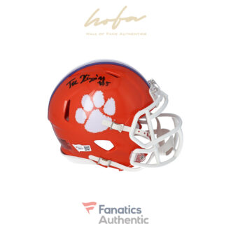 Tee Higgins Clemson Tigers Autographed Riddell Speed Mini Helmet