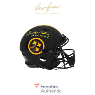 Terry Bradshaw Pittsburgh Steelers Autographed Riddell Eclipse Alternate Speed Authentic Helmet with "SB XIII & SB XIV MVP" Inscription