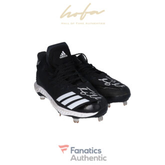 Tim Tebow New York Mets Autographed Game-Used Adidas Black Cleats used between the 2016-2019 MiLB Seasons - AA0051592-93