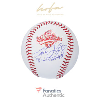 Tino Martinez New York Yankees Autographed 1996 World Series Logo Baseball with "96 WS Champs" Inscription