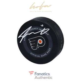 Travis Konecny Philadelphia Flyers Autographed 2019 Model Official Game Puck