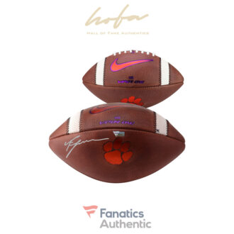 Trevor Lawrence Clemson Tigers Autographed Nike Official Game Football