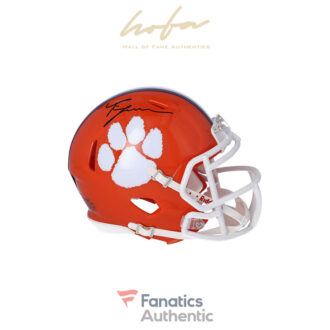 Trevor Lawrence Clemson Tigers Autographed Riddell Speed Mini Helmet