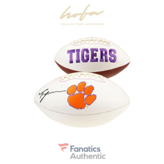 Trevor Lawrence Clemson Tigers Autographed White Panel Football