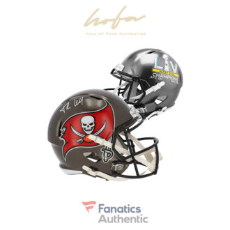 Tristan Wirfs Tampa Bay Buccaneers Autographed Super Bowl LV Champions Riddell Super Bowl LV Champions Speed Replica Helmet