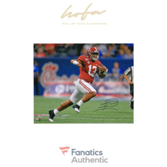 Tua Tagovailoa Alabama Crimson Tide Autographed 16" x 20" Running Photograph