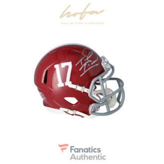 Tua Tagovailoa Alabama Crimson Tide Autographed Riddell Speed Mini Helmet