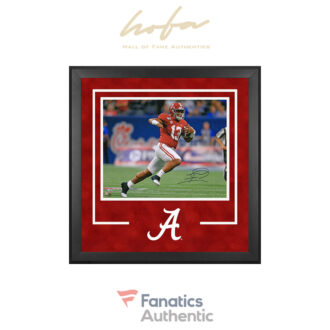 Tua Tagovailoa Alabama Crimson Tide Deluxe Framed Autographed 16" x 20" Running Photograph