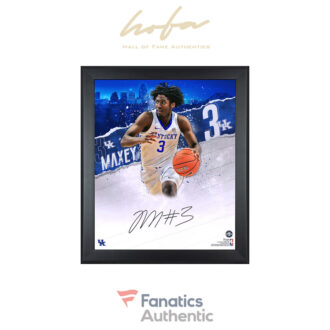 Tyrese Maxey Kentucky Wildcats Framed Autographed 20" x 24" In-Focus Photograph