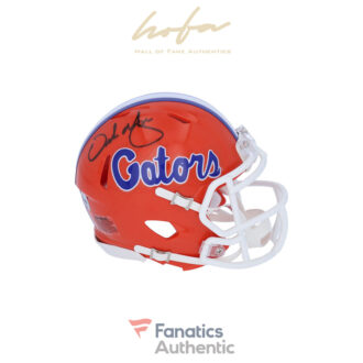 Urban Meyer Florida Gators Autographed Riddell Speed Mini Helmet