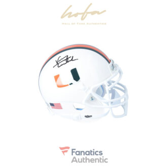 Vinny Testaverde Miami Hurricanes Autographed Schutt Mini Helmet