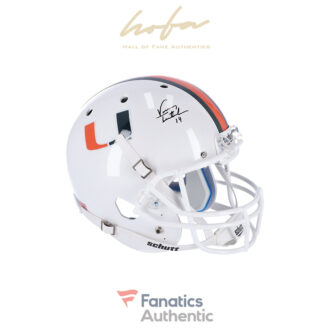 Vinny Testaverde Miami Hurricanes Autographed Schutt Replica Helmet