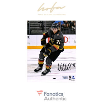 William Karlsson Vegas Golden Knights Autographed 8" x 10" Black Jersey Skating Photograph