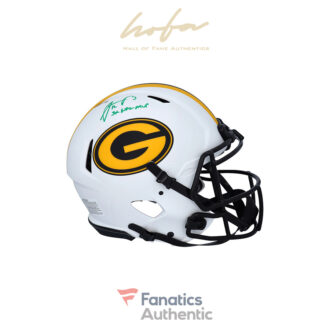 Aaron Rodgers Green Bay Packers Autographed Riddell Lunar Eclipse Alternate Speed Authentic Helmet with "3x NFL MVP" Inscription