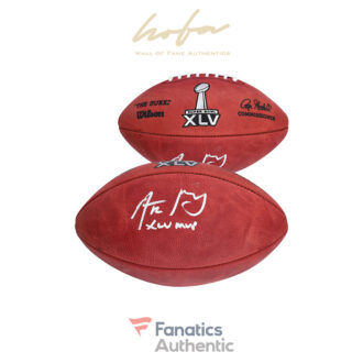 Aaron Rodgers Green Bay Packers Autographed Wilson Super Bowl XLV Pro Football with "XLV MVP" Inscription